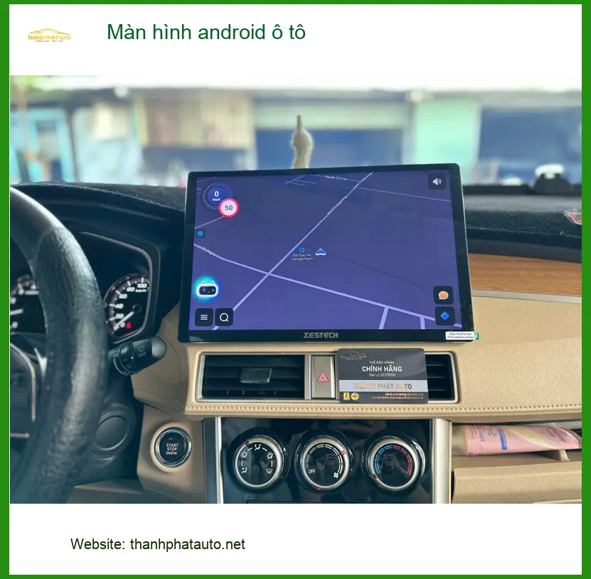 Cô Lan Anh nâng cấp màn hình android ô tô Kia K3 tại Quận 4 để trải nghiệm công nghệ mới ảnh thực tế 4