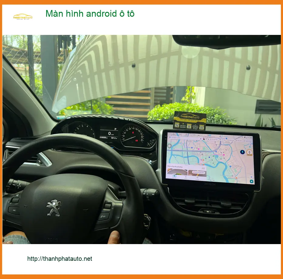 Anh An nâng cấp màn hình android ô tô cho VinFast Lux A tại Thủ Đức