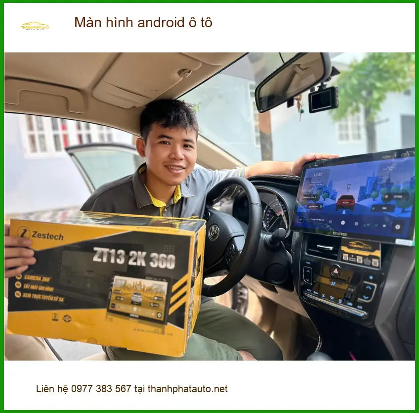 Anh Quang nâng cấp màn hình android ô tô cho Suzuki XL7 tại Quận 7 để giải trí tốt hơn