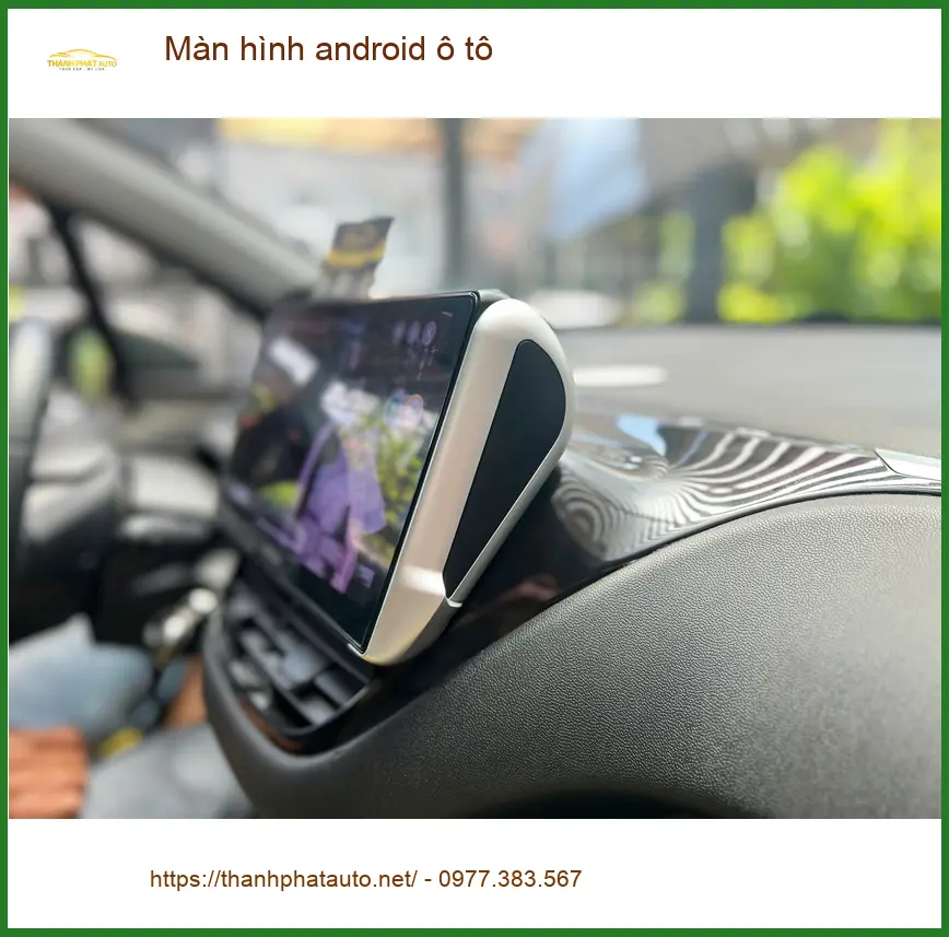 Anh An nâng cấp màn hình android ô tô cho VinFast Lux A tại Thủ Đức ảnh thực tế 4