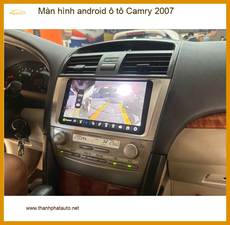 Anh Tấn lắp màn hình Android ô tô Camry 2007 tại Hóc Môn để nâng tầm trải nghiệm lái xe ảnh thực tế 4