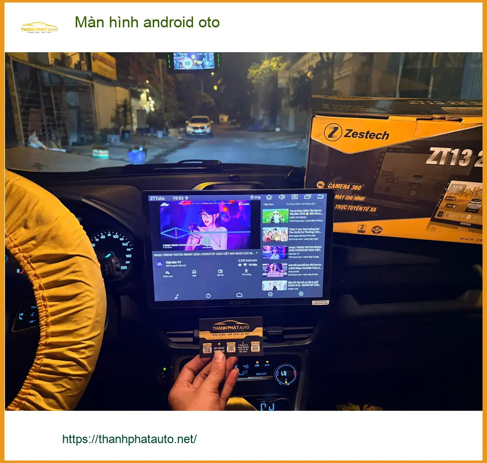 Anh Tuấn lắp màn hình Android ô tô tại Hóc Môn cho Kia Sorento, tiện ích ảnh thực tế 2