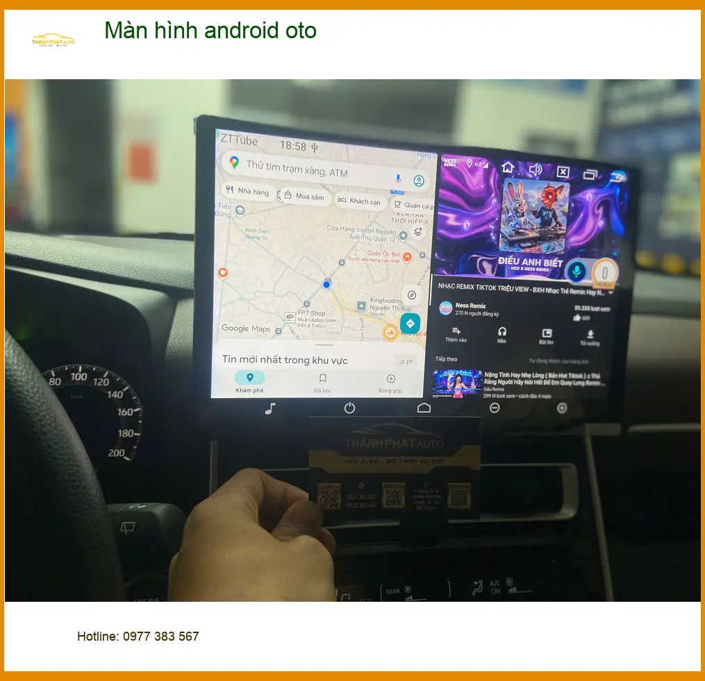 Anh Tú nâng cấp màn hình Android cho Kia Seltos tại Hóc Môn tiện ích hơn. ảnh thực tế 2