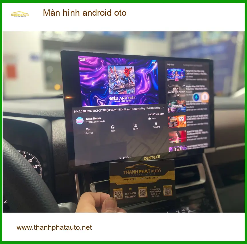 Chú Thịnh lắp màn hình Android ô tô cho Hyundai Accent tại Quận 9 ảnh thực tế 3