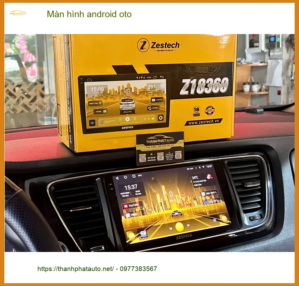Chị Thảo nâng cấp màn hình android oto cho Honda HR-V tại Quận 2 vì màn hình cũ đã chậm