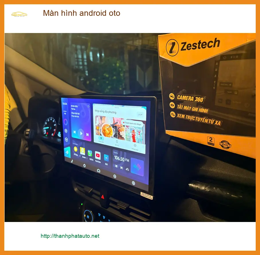 Anh Lâm lắp màn hình android ô tô cho VinFast Lux A2.0 ở Quận Thủ Đức.