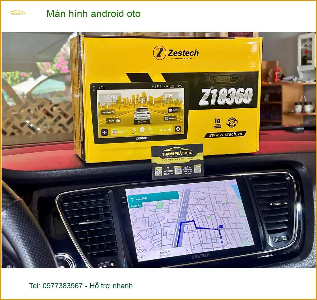 Chị Thảo nâng cấp màn hình android oto cho Honda HR-V tại Quận 2 vì màn hình cũ đã chậm ảnh thực tế 2