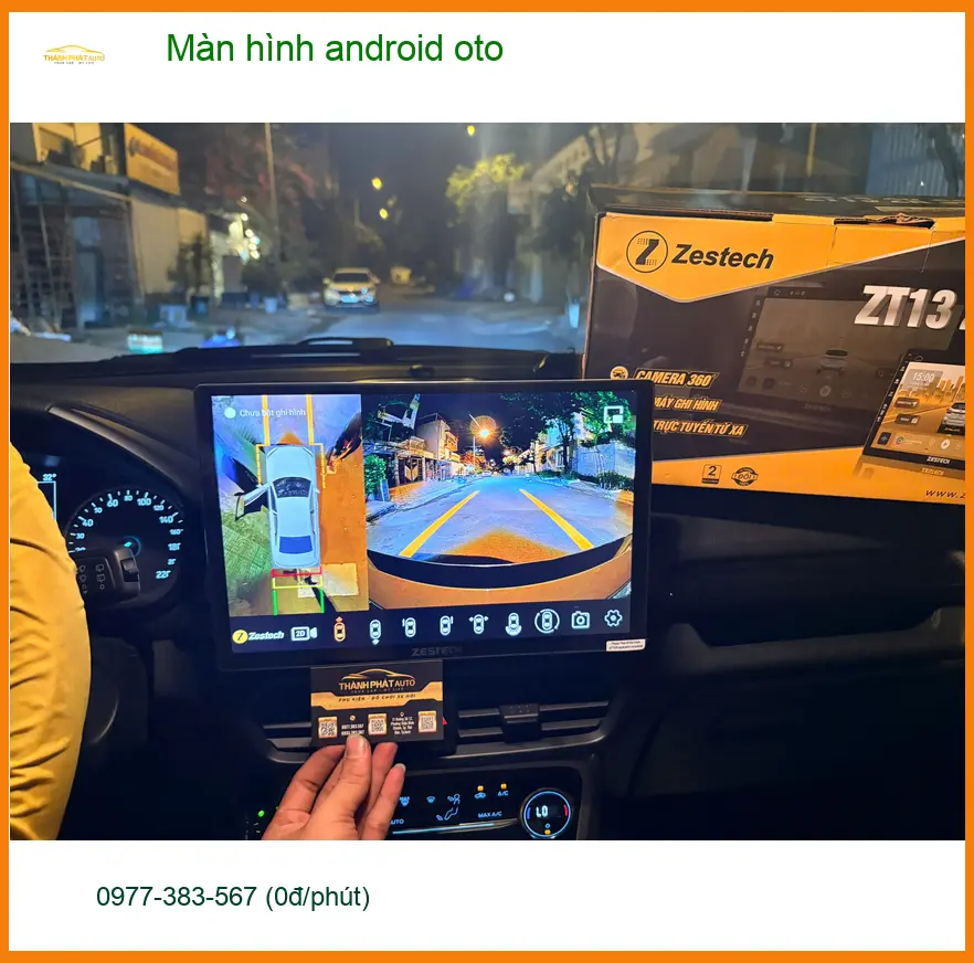Anh Lâm lắp màn hình android ô tô cho VinFast Lux A2.0 ở Quận Thủ Đức. ảnh thực tế 2