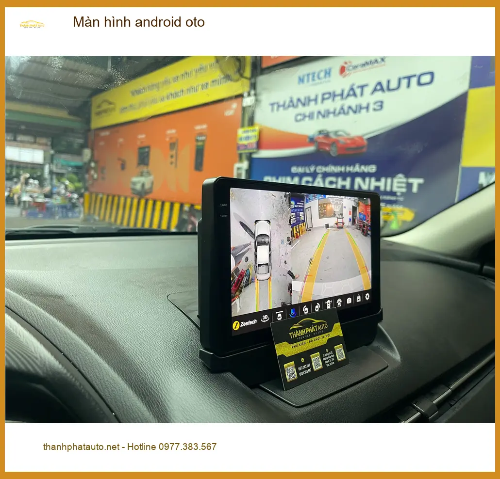 Chị Thảo lắp màn hình android oto Hyundai Santa Fe tại Quận 8 để nâng tầm giải trí