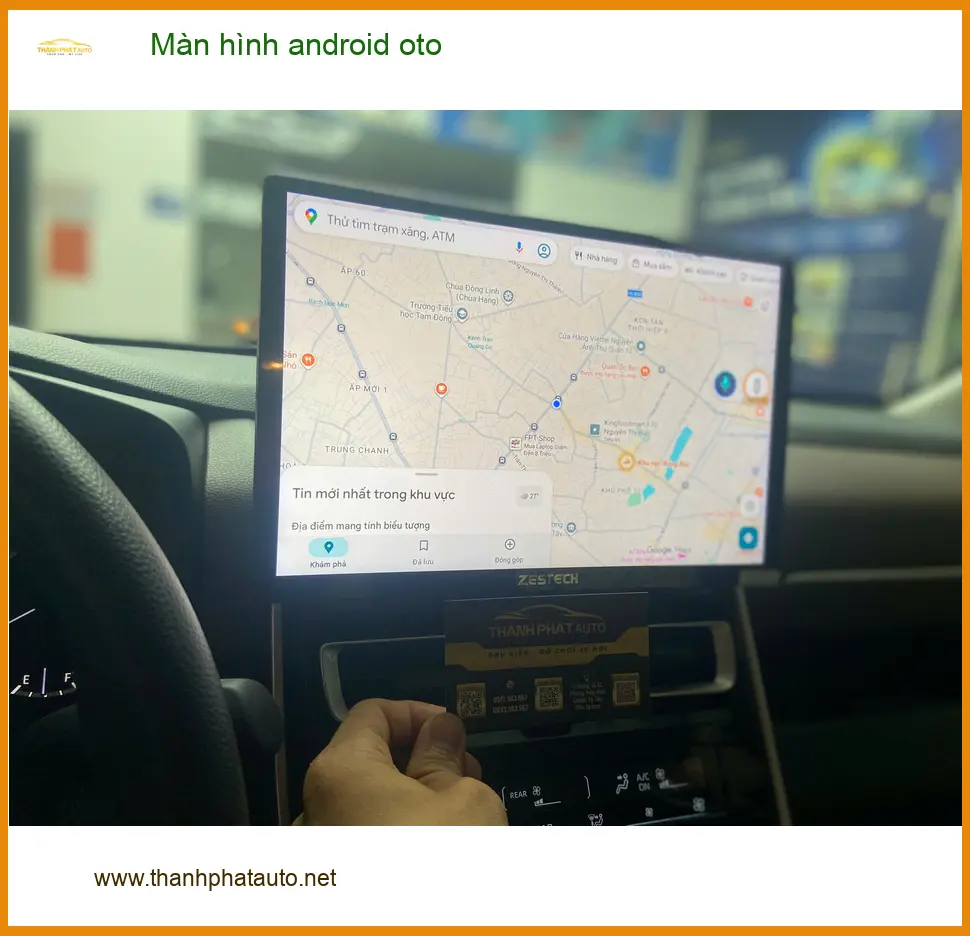 Anh Bảo Long lắp màn hình Android ô tô Mazda 3 tại Bình Chánh ảnh thực tế 2
