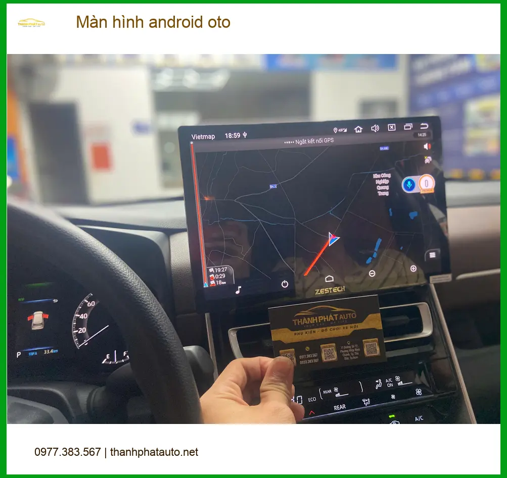 Anh Tùng lắp màn hình Android ô tô Hyundai Accent Quận 12 - màn zin thiếu tính năng.