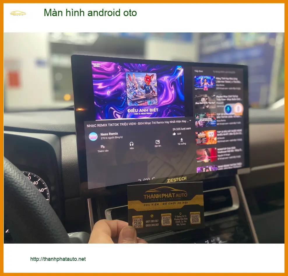 Anh Tùng lắp màn hình Android ô tô Hyundai Accent Quận 12 - màn zin thiếu tính năng. ảnh thực tế 2