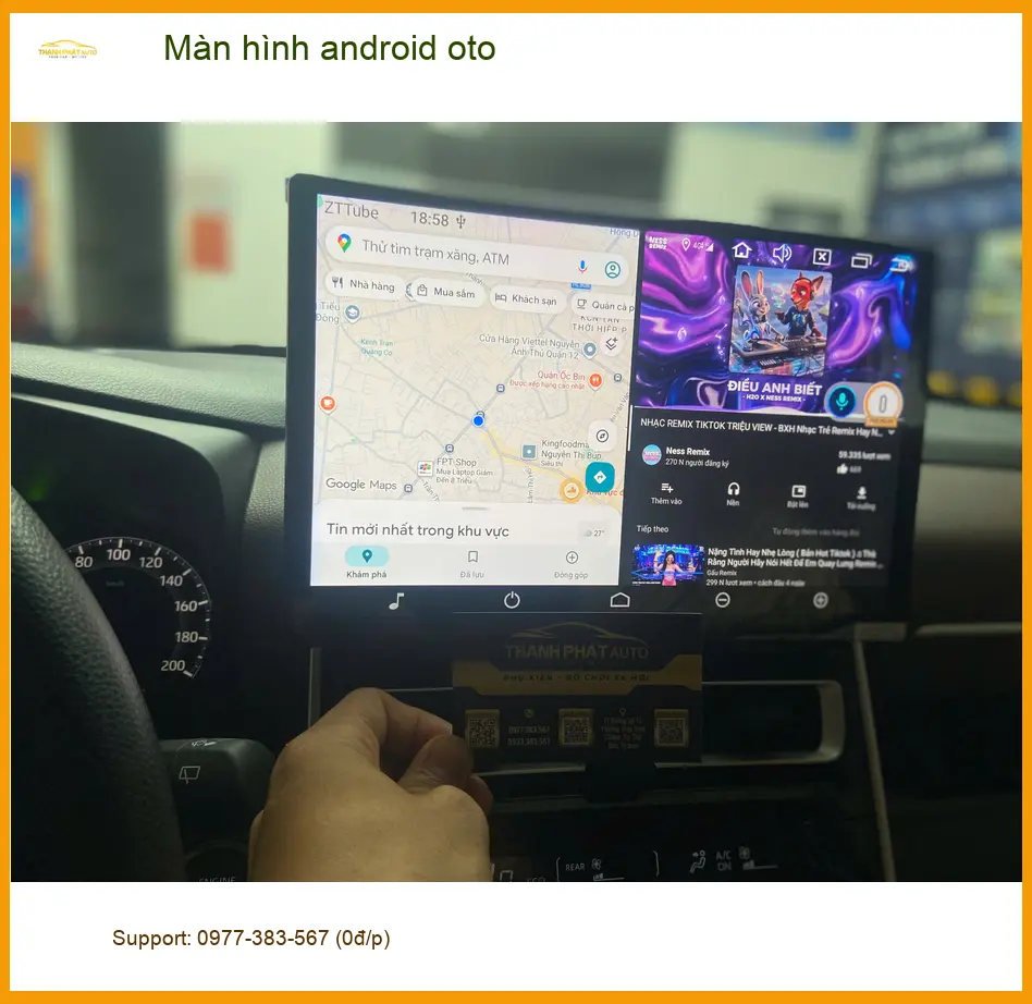 Anh Tùng lắp màn hình Android ô tô Hyundai Accent Quận 12 - màn zin thiếu tính năng. ảnh thực tế 4