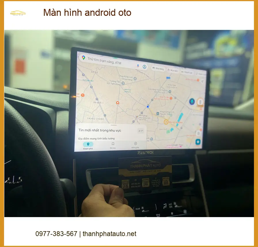 Anh Tùng lắp màn hình Android ô tô Hyundai Accent Quận 12 - màn zin thiếu tính năng. ảnh thực tế 5