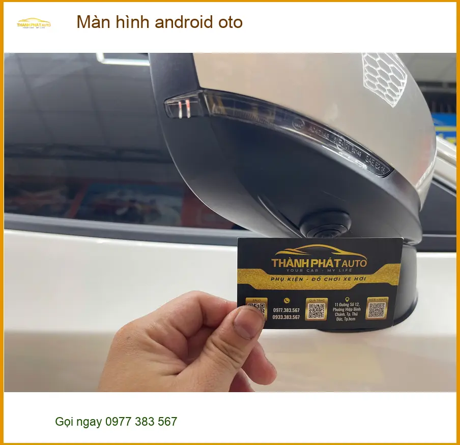 Chị Mai Anh lắp màn hình android oto cho Honda CRV tại Quận 10