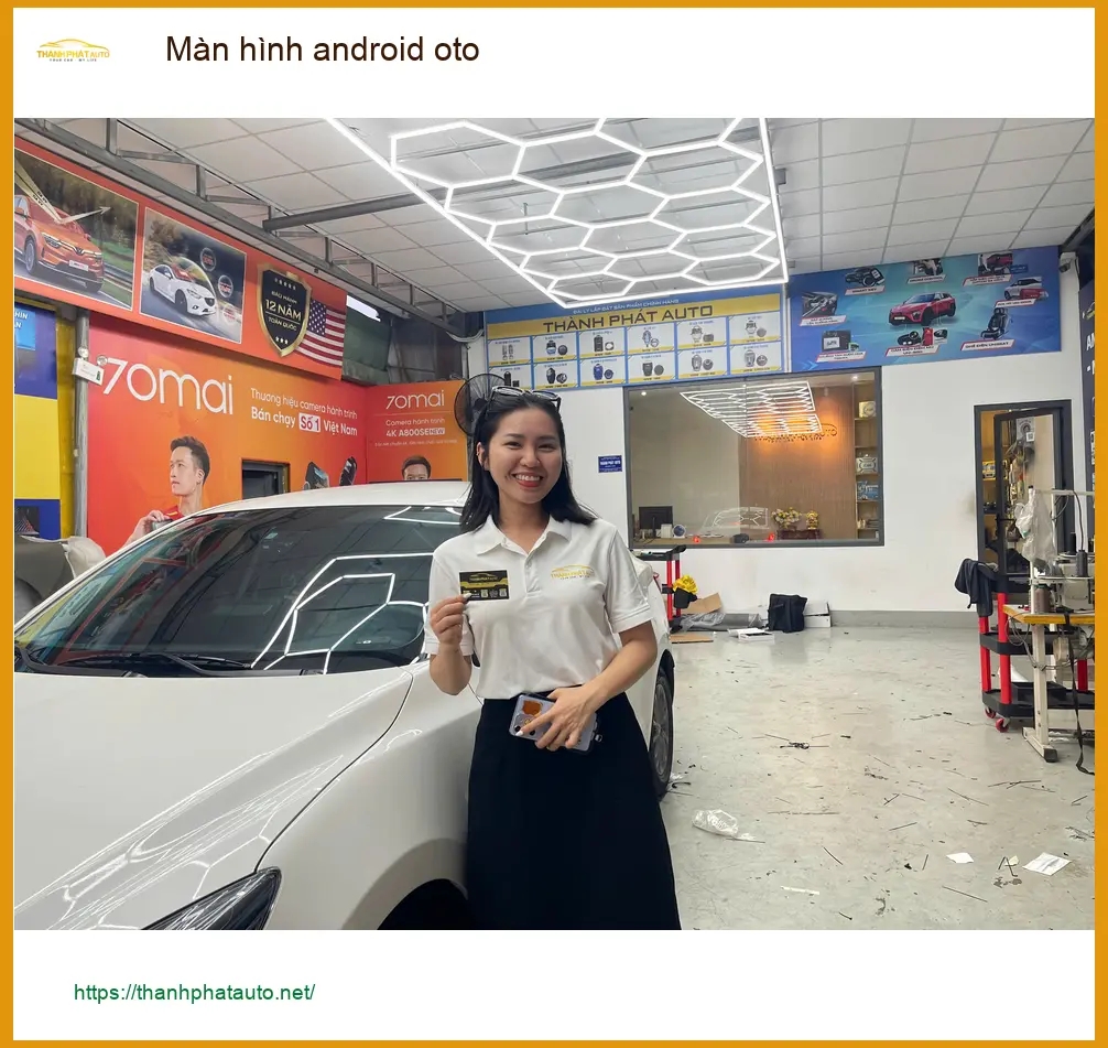 Chị Mai Anh lắp màn hình android oto cho Honda CRV tại Quận 10 ảnh thực tế 2