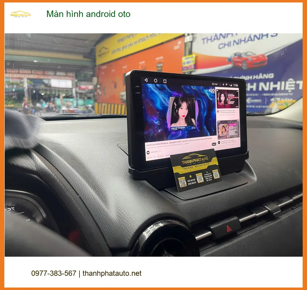 Chị Mai Anh lắp màn hình android oto cho Honda CRV tại Quận 10 ảnh thực tế 3