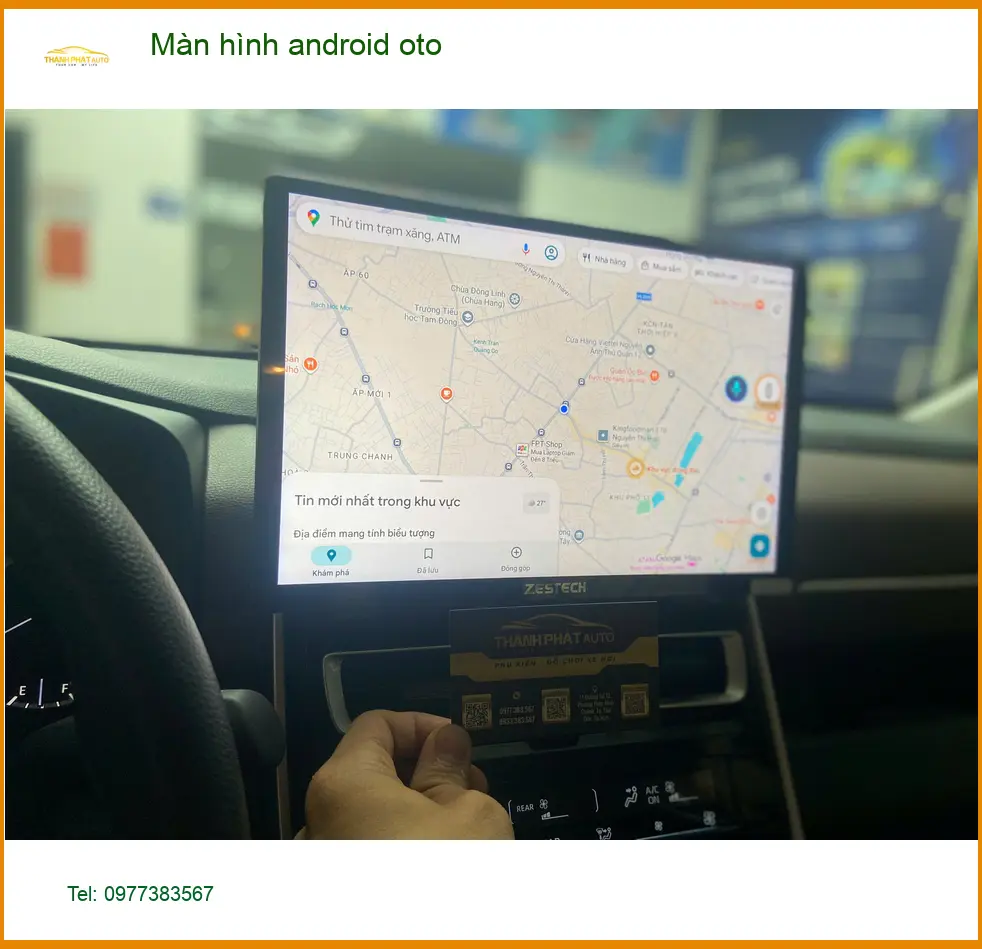 Anh Quốc Anh lắp màn hình Android ô tô Honda HR-V ở Quận Phú Nhuận