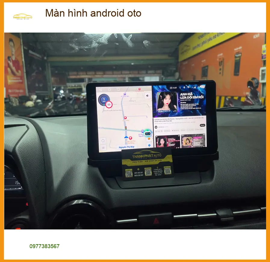 Anh Tấn lắp màn hình Android ô tô cho Kia Sorento ở Quận 3, xem YouTube ảnh thực tế 4