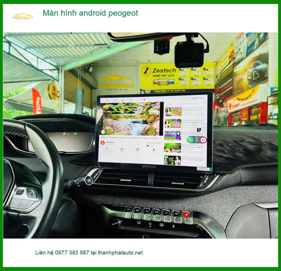 Anh Minh lắp màn hình Android Peugeot 5008 tại Quận 7 để trải nghiệm công nghệ mới ảnh thực tế 3