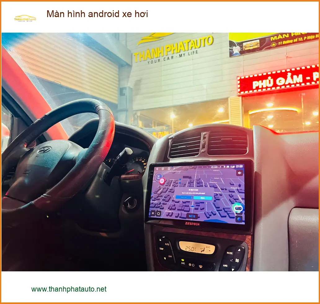 Anh Quang lắp màn hình Android cho Ford Everest tại Quận 7 trải nghiệm công nghệ mới