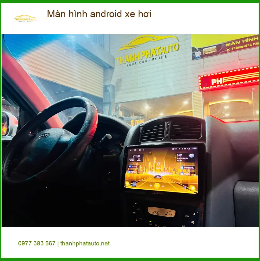 Anh Quang lắp màn hình Android cho Ford Everest tại Quận 7 trải nghiệm công nghệ mới ảnh thực tế 3