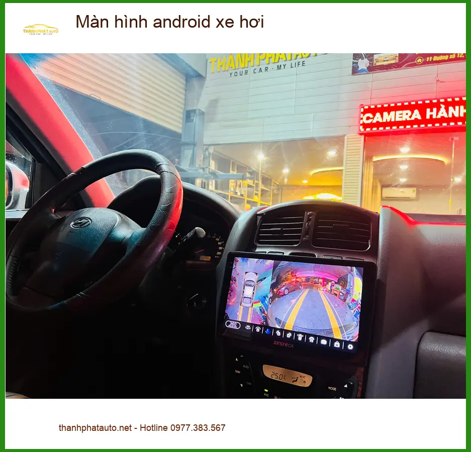 Anh Quang lắp màn hình Android cho Ford Everest tại Quận 7 trải nghiệm công nghệ mới ảnh thực tế 4