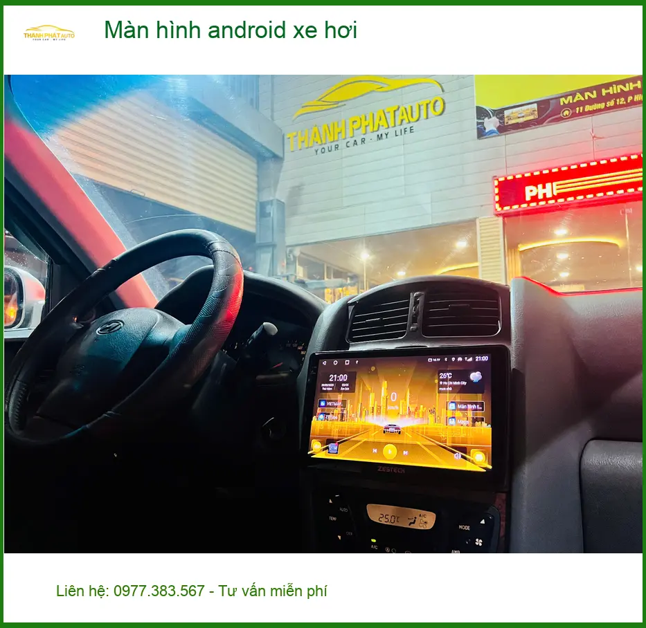 Anh Long lắp màn hình Android xe hơi cho Hyundai Accent tại Nhà Bè để nâng tầm trải nghiệm ảnh thực tế 2