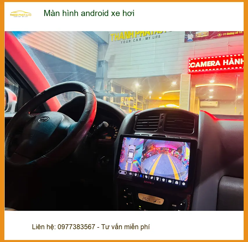 Anh Long lắp màn hình Android xe hơi cho Hyundai Accent tại Nhà Bè để nâng tầm trải nghiệm ảnh thực tế 3