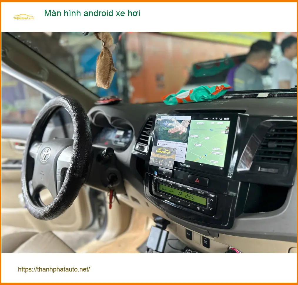 Anh Bình nâng cấp màn hình Android cho Mazda 3 tại Quận 5 vì màn zin thiếu tính năng
