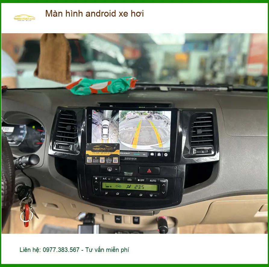 Anh Bình nâng cấp màn hình Android cho Mazda 3 tại Quận 5 vì màn zin thiếu tính năng ảnh thực tế 4