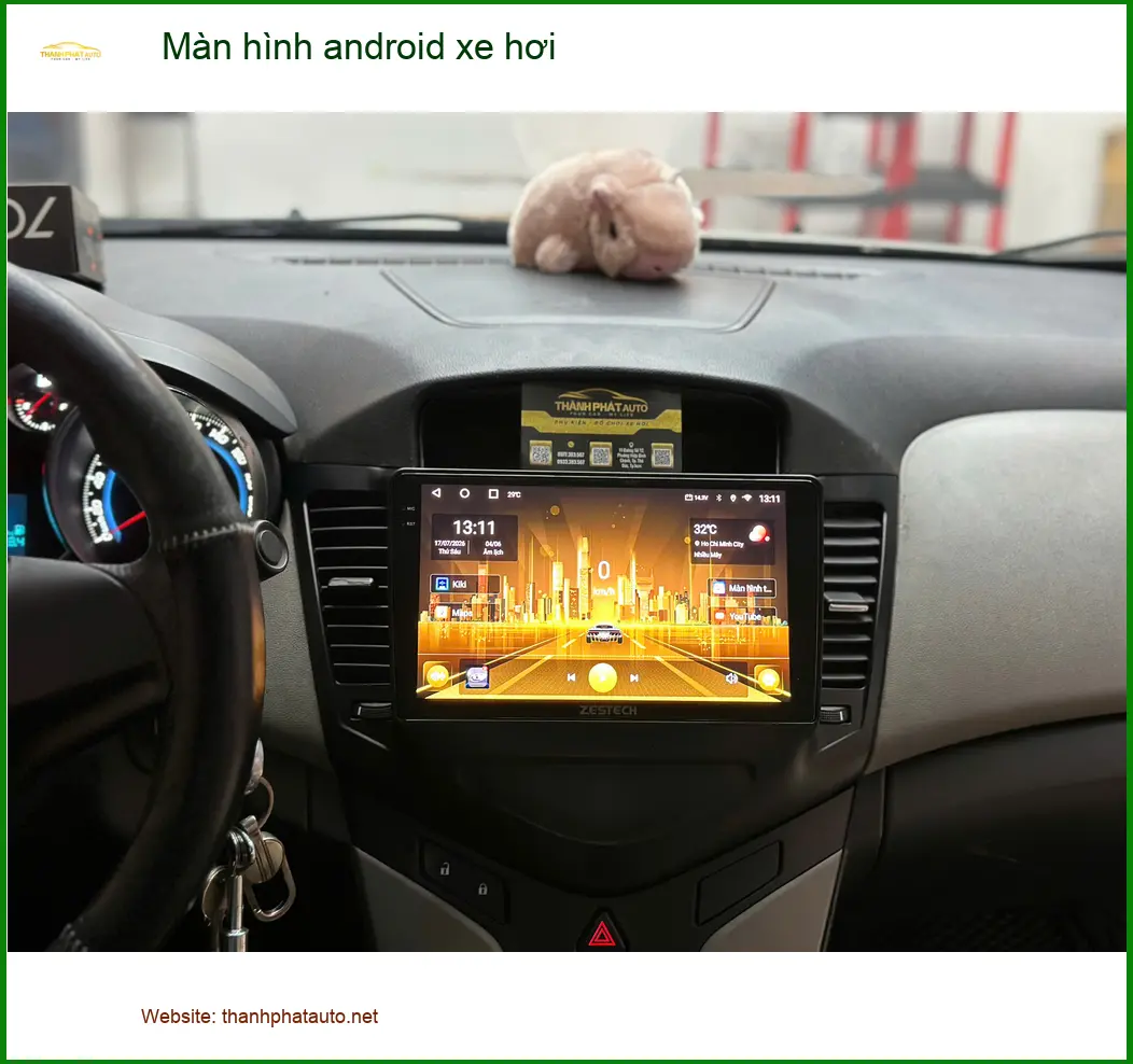 Bác Cường lắp màn hình android xe hơi cho Toyota Vios ở Củ Chi để có nhiều tiện ích giải trí