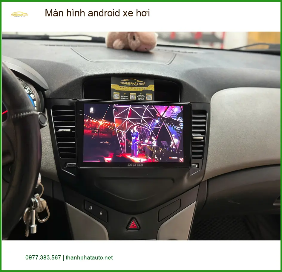 Bác Cường lắp màn hình android xe hơi cho Toyota Vios ở Củ Chi để có nhiều tiện ích giải trí ảnh thực tế 2