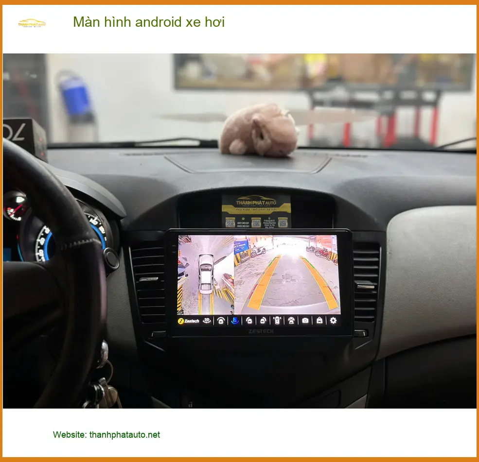 Bác Cường lắp màn hình android xe hơi cho Toyota Vios ở Củ Chi để có nhiều tiện ích giải trí ảnh thực tế 4