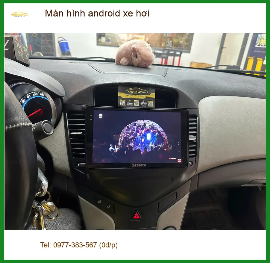 Bác Cường lắp màn hình android xe hơi cho Toyota Vios ở Củ Chi để có nhiều tiện ích giải trí ảnh thực tế 5