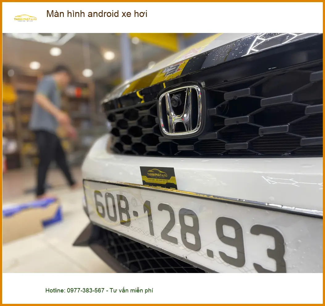 Chị Bích lắp màn hình Android xe hơi cho Honda CRV tại Quận 12 để trải nghiệm công nghệ mới ảnh thực tế 3