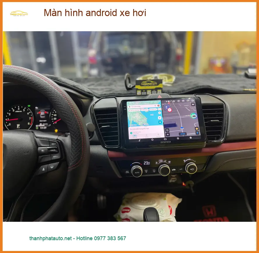 Anh Khải lắp màn hình android xe hơi Hyundai Accent tại Thủ Đức tiện ích ảnh thực tế 3