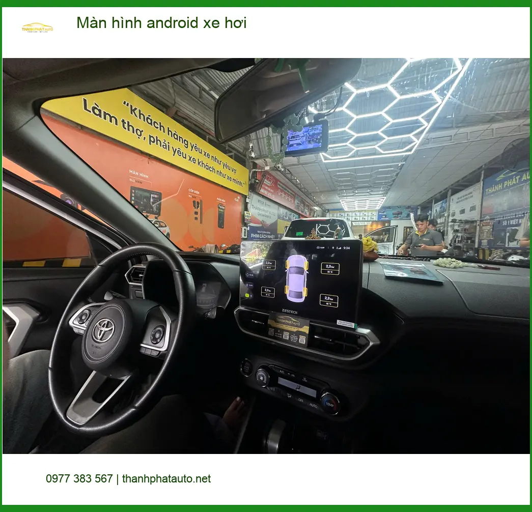 Anh Minh lắp màn hình android xe hơi VinFast Lux A2.0 tại Quận Tân Bình ảnh thực tế 2