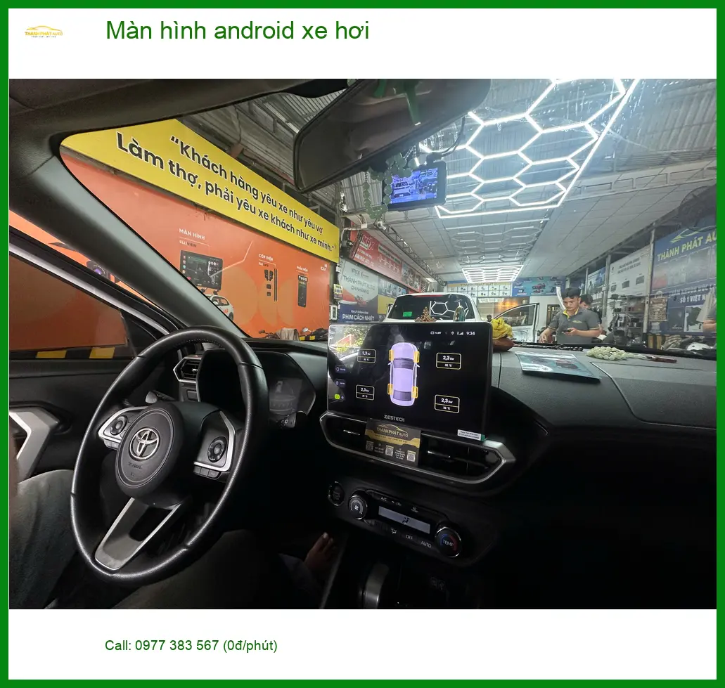 Anh Tấn lắp màn hình android xe hơi cho Honda CRV tại Quận 4 vì màn zin cũ đã lỗi thời ảnh thực tế 2