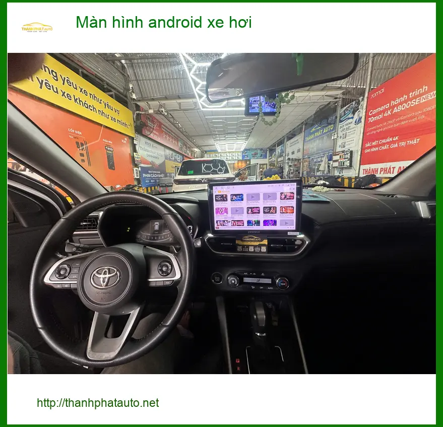 Anh Minh lắp màn hình android xe hơi VinFast Lux A2.0 tại Quận Tân Bình ảnh thực tế 3