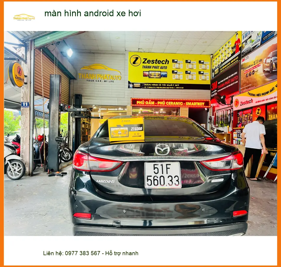 Anh Tấn nâng cấp màn hình android xe hơi cho Hyundai Elantra tại Quận 3 để có trải nghiệm giải trí tốt hơn