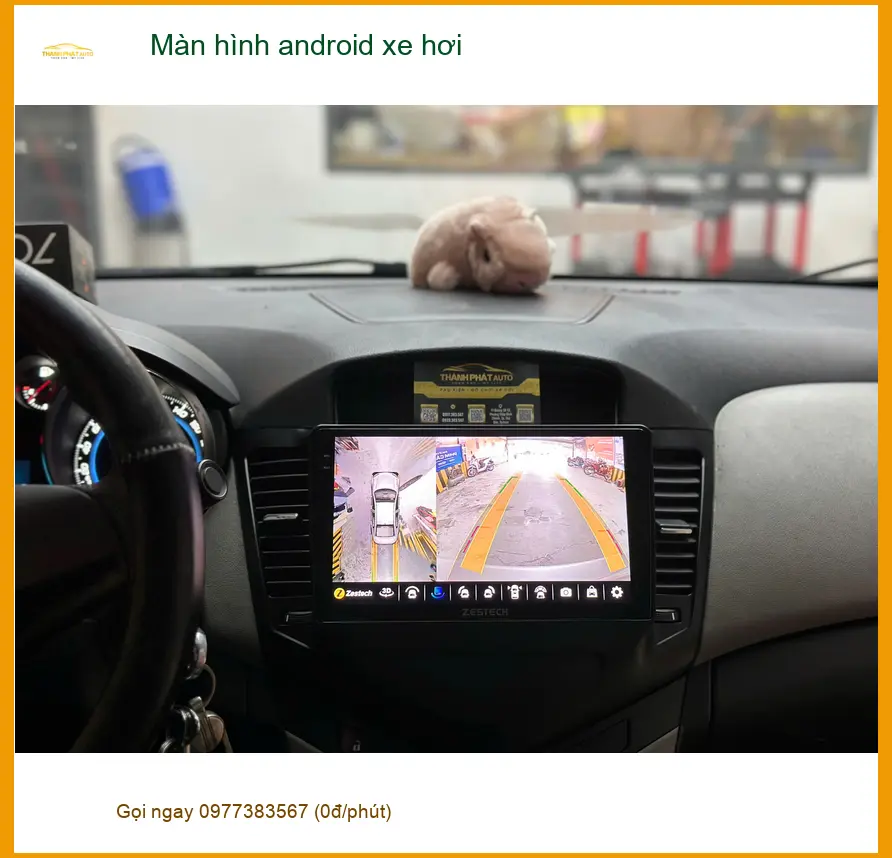 Chị Thảo nâng cấp màn hình Android cho Hyundai Accent ở Quận Tân Bình ảnh thực tế 2