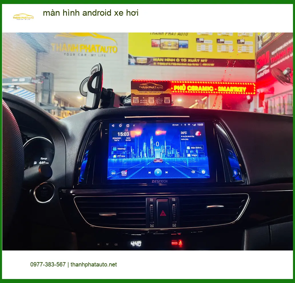 Anh Tấn nâng cấp màn hình android xe hơi cho Hyundai Elantra tại Quận 3 để có trải nghiệm giải trí tốt hơn ảnh thực tế 2