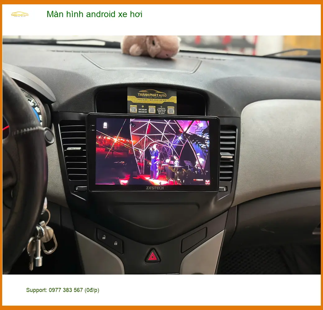 Chú Phát nâng cấp màn hình Android cho Hyundai Santa Fe tại Quận Bình Tân ảnh thực tế 5