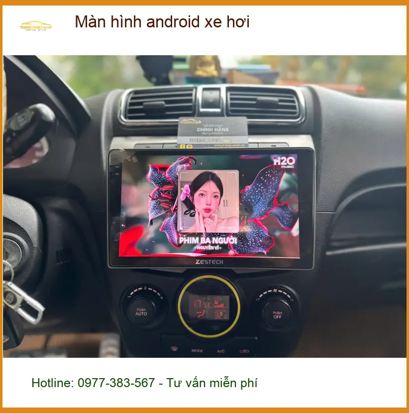 Chị Thảo nâng cấp màn hình Android cho Mazda CX-5 tại Hóc Môn ảnh thực tế 2