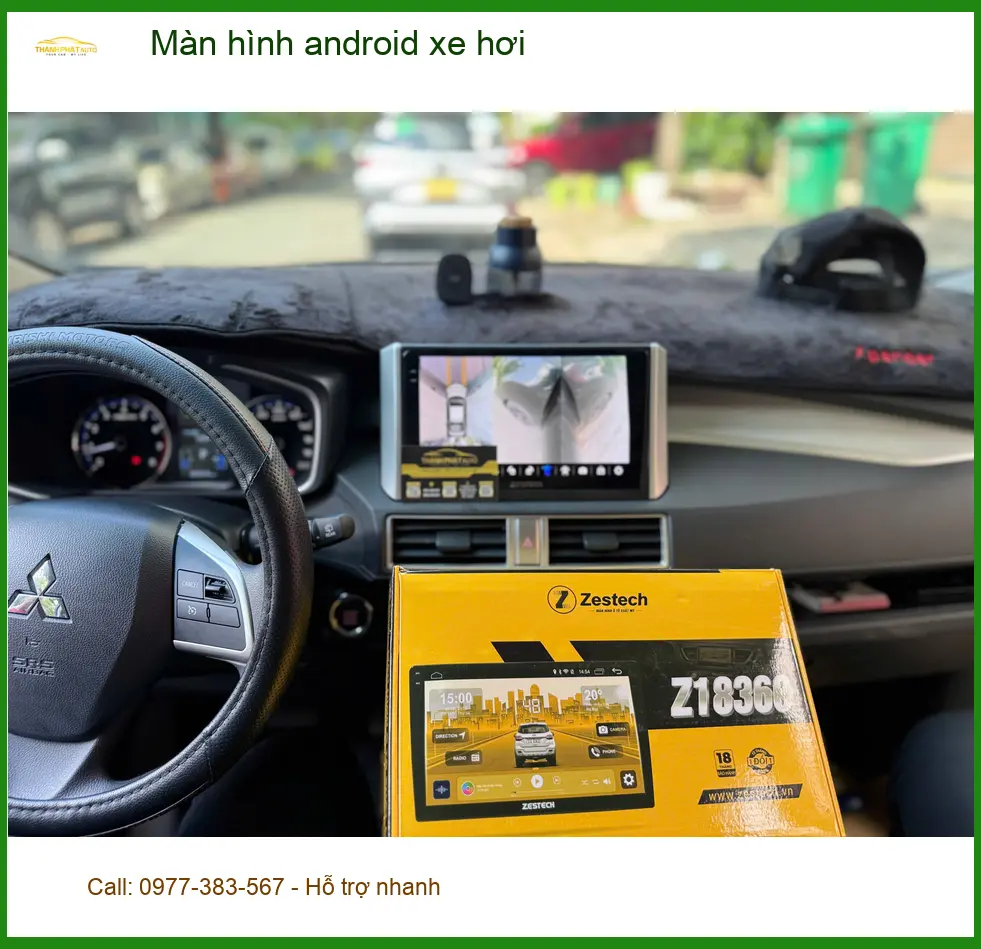 Anh Cường lắp màn hình android xe hơi Hyundai Accent Quận 9 giải trí ảnh thực tế 2