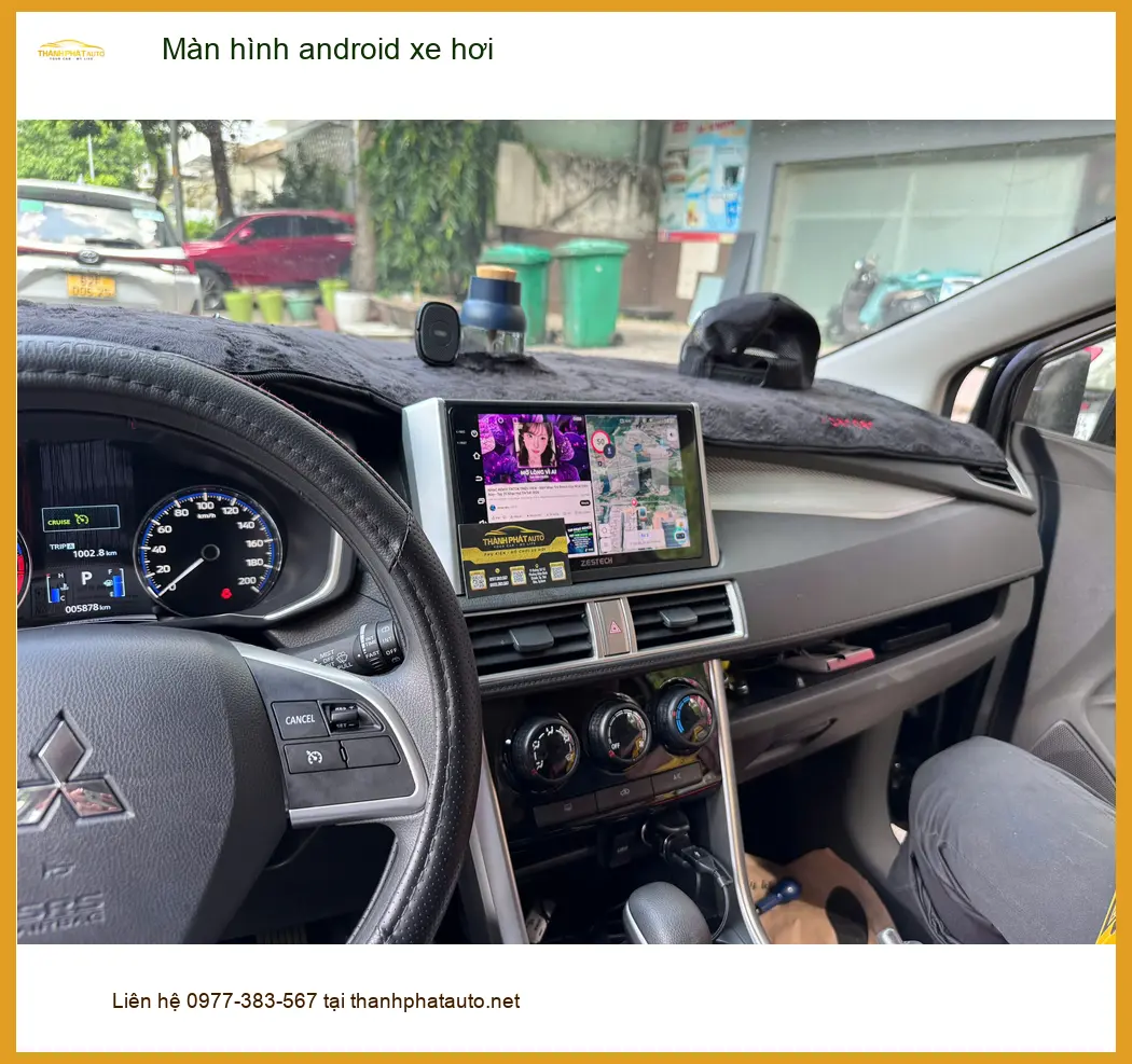 Anh Cường lắp màn hình android xe hơi Hyundai Accent Quận 9 giải trí ảnh thực tế 5