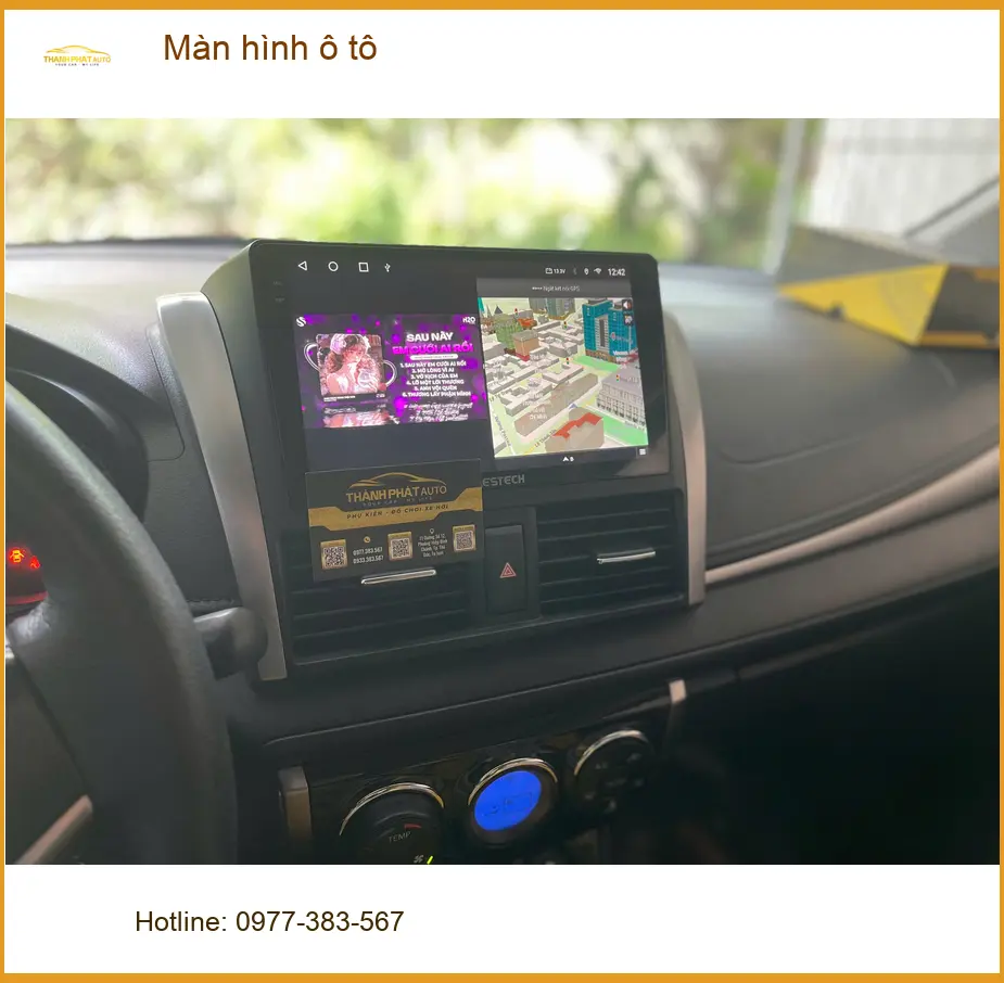 Anh Khang lắp Màn hình ô tô chính hãng cho Honda CR-V tại Quận 4 vì màn hình zin đã cũ ảnh thực tế 2