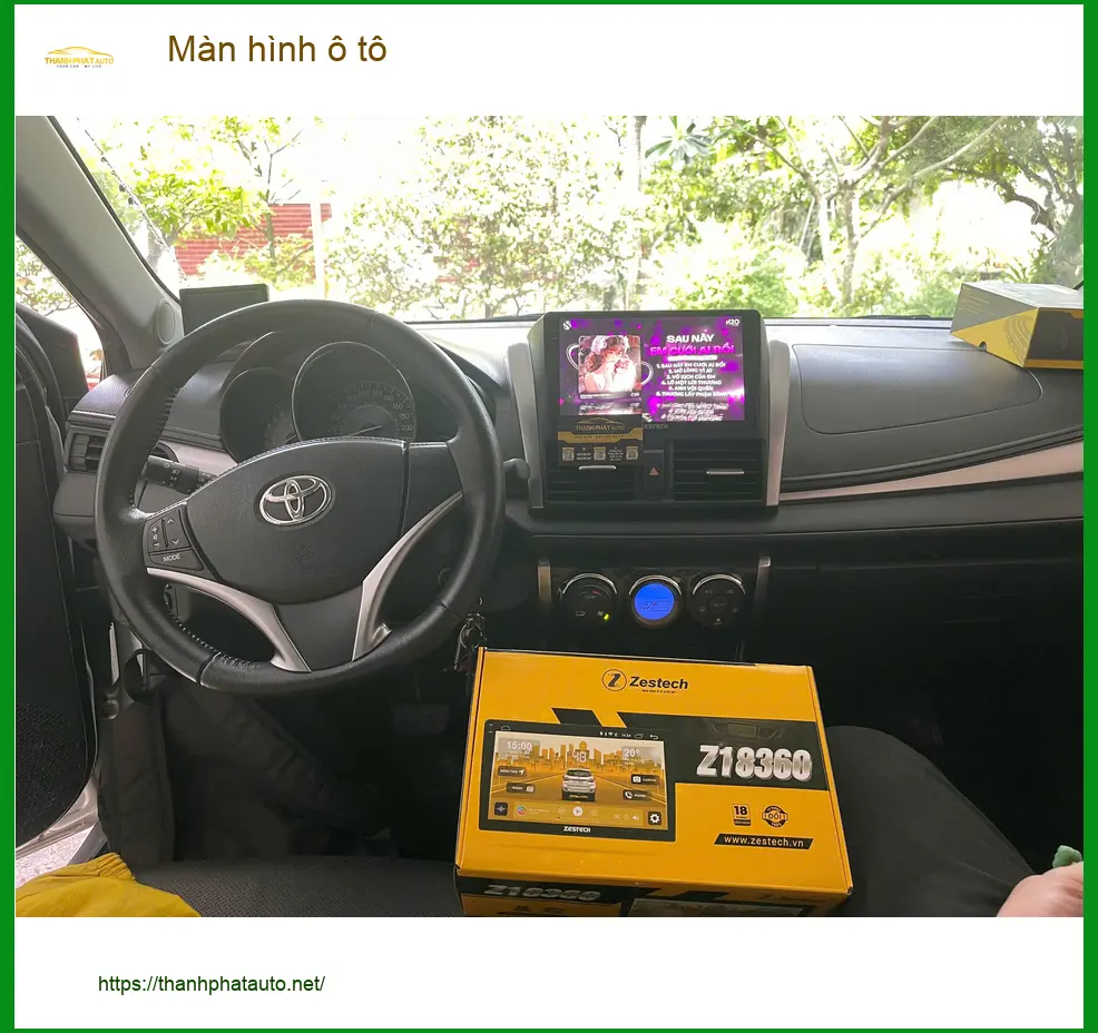 Anh Khang lắp Màn hình ô tô chính hãng cho Honda CR-V tại Quận 4 vì màn hình zin đã cũ ảnh thực tế 4