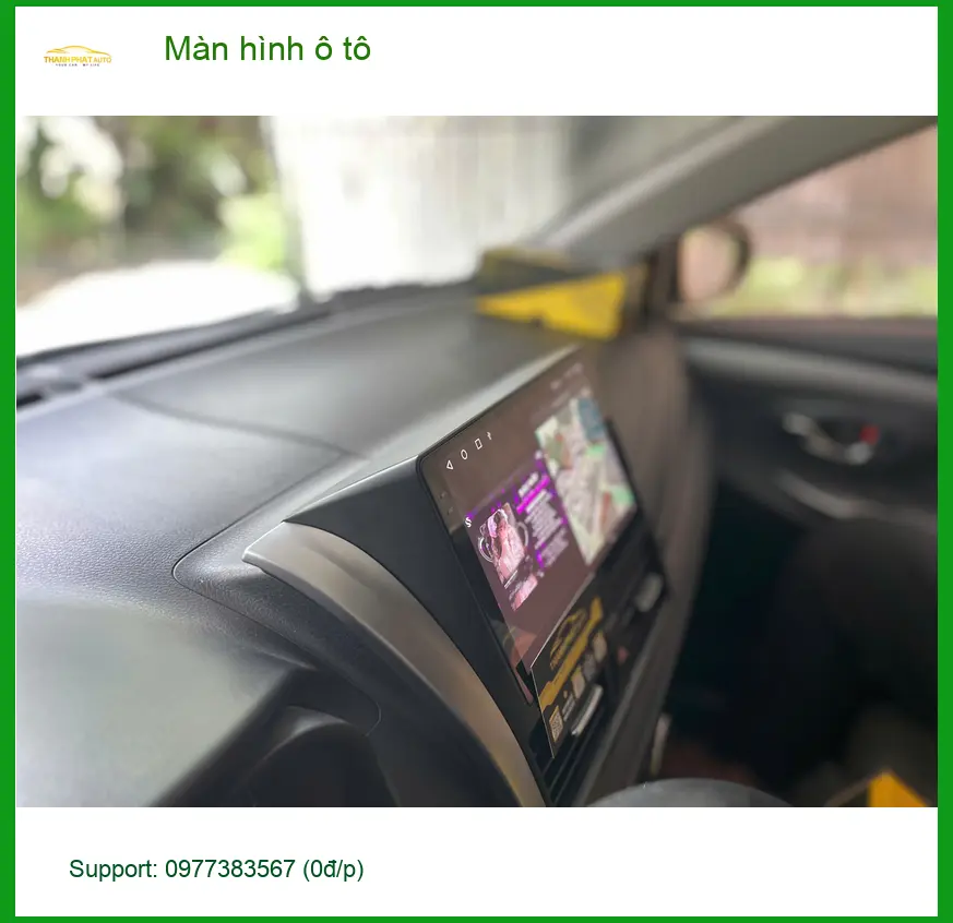 Anh Khang lắp Màn hình ô tô chính hãng cho Honda CR-V tại Quận 4 vì màn hình zin đã cũ ảnh thực tế 5